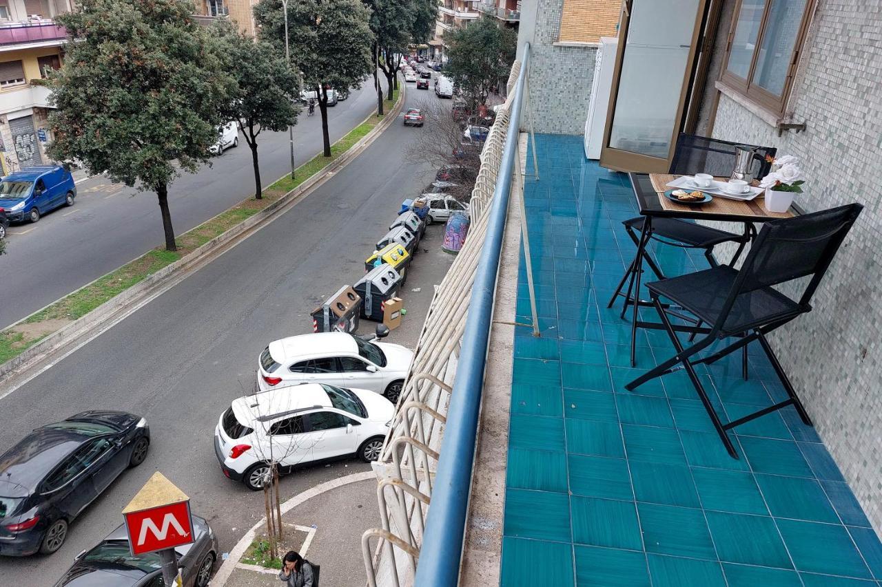 4Bnb - Cozy Albornoz Flat Рим Екстер'єр фото