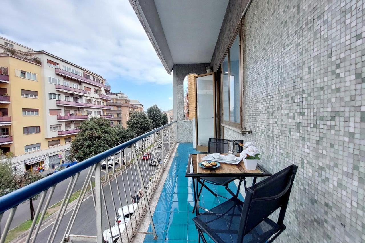 4Bnb - Cozy Albornoz Flat Рим Екстер'єр фото