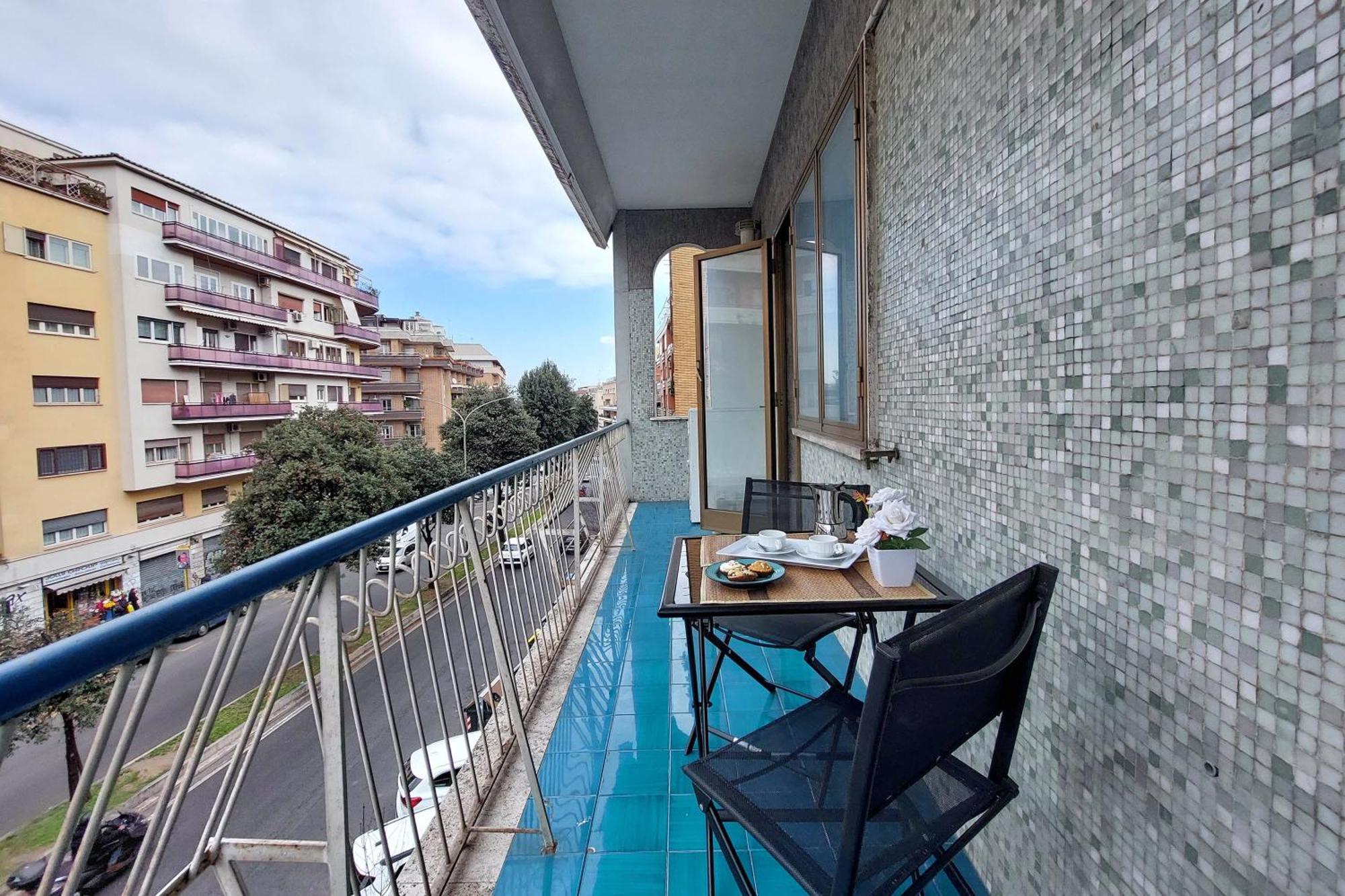 4Bnb - Cozy Albornoz Flat Рим Екстер'єр фото